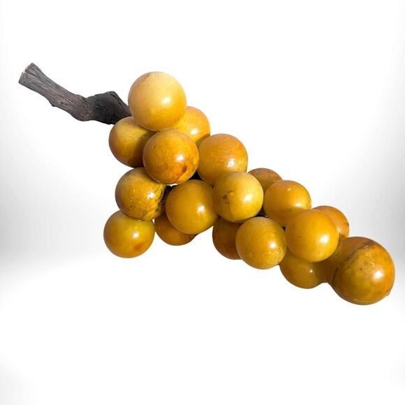 Mid-Century Vintage Italian Alabaster Stone Grape Clusters - Driftwood | A+ - Picture 1 of 4